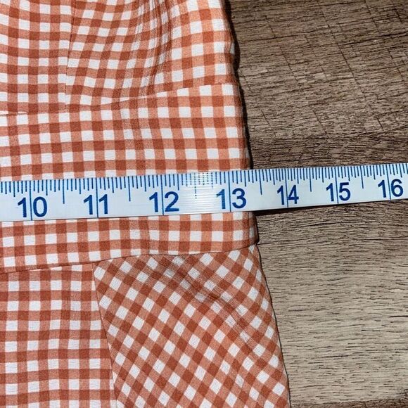 Hunter Bell Maxwell Midi Dress Terracotta Gingham Size 2‎ NWT $498 - Picture 13 of 14